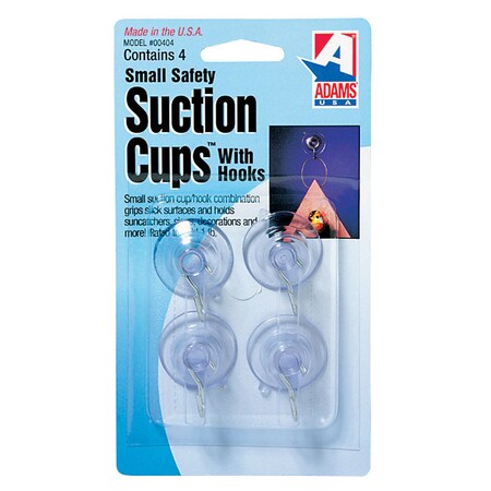 Adams Mfg Suction Cups Sm Card/4 7500-77-3040